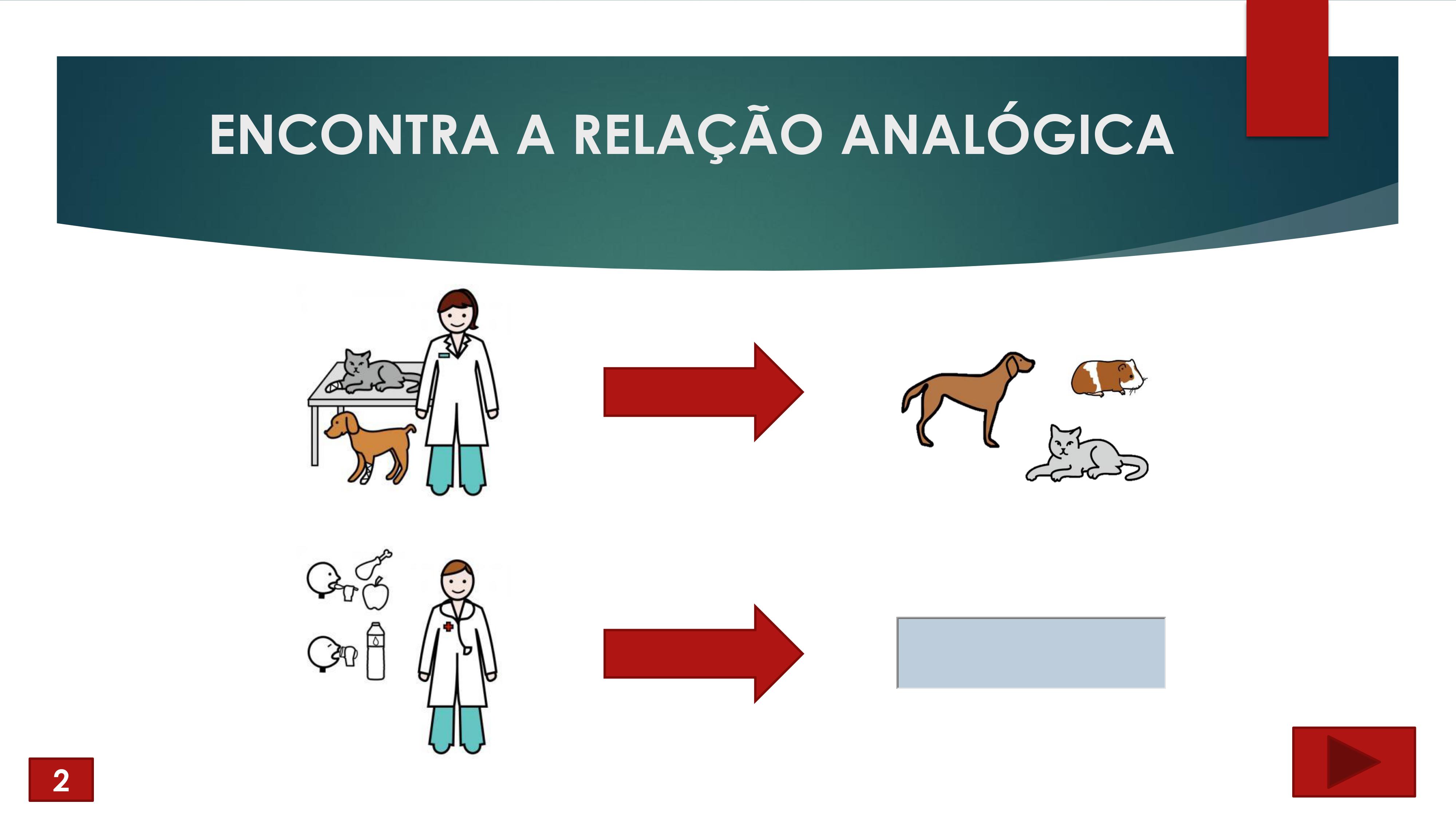 Raciocínio lógico analogias verbais
