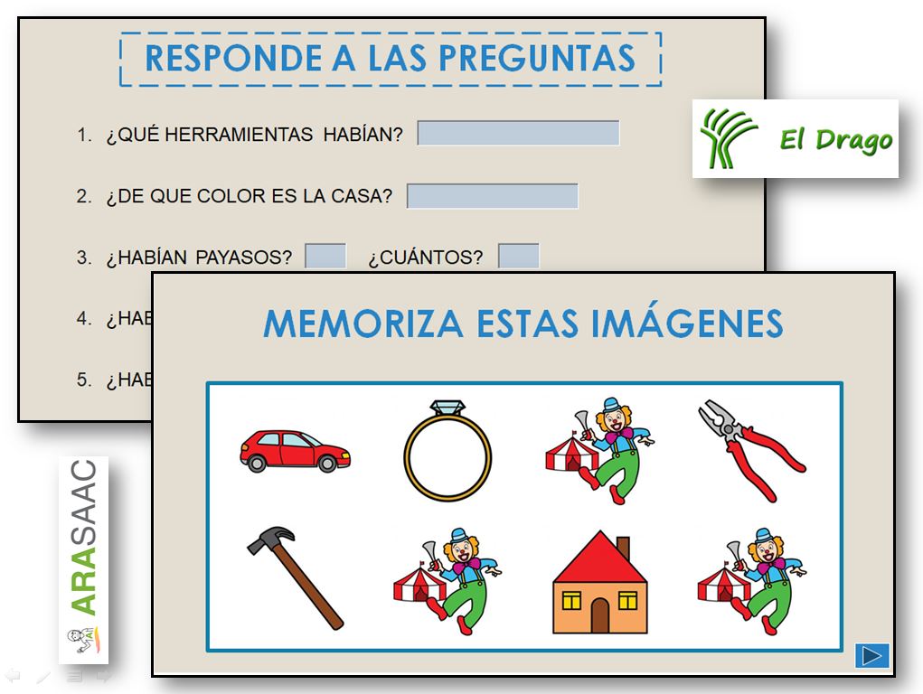 Memoria - Recuerda y responde