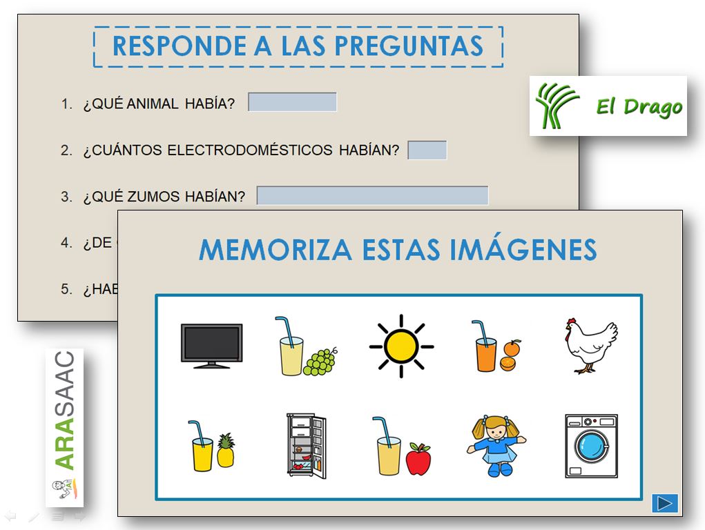 Memoria - Recuerda y responde