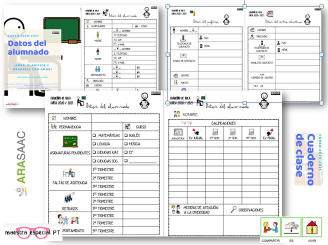 Pictoagenda - Cuaderno docente 2020-21