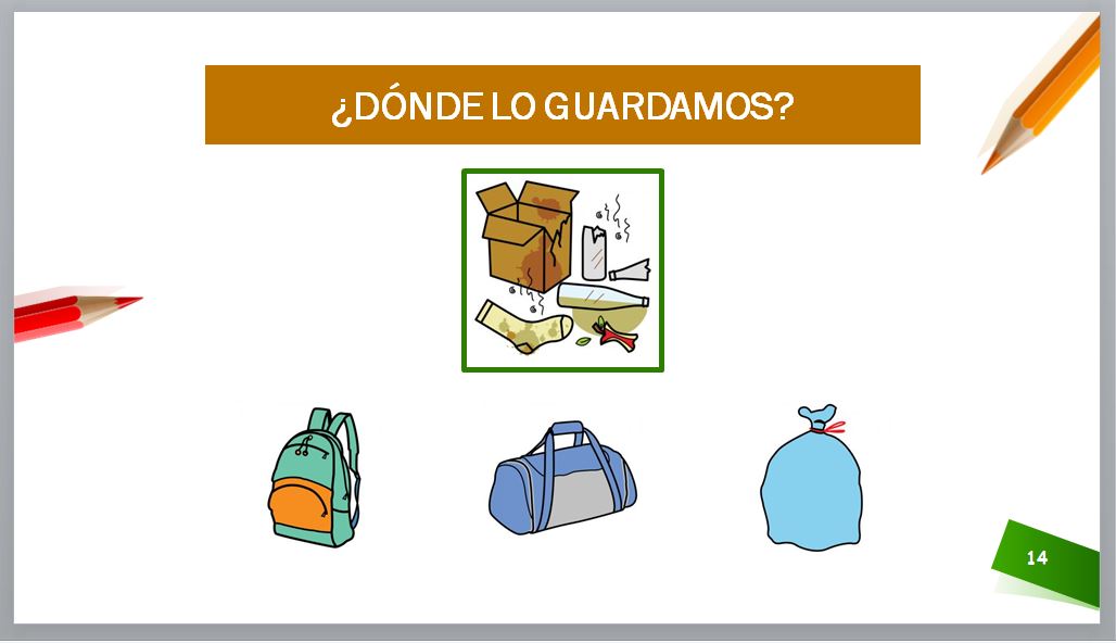 Funciones ejecutivas - ¿Dónde lo guardamos?