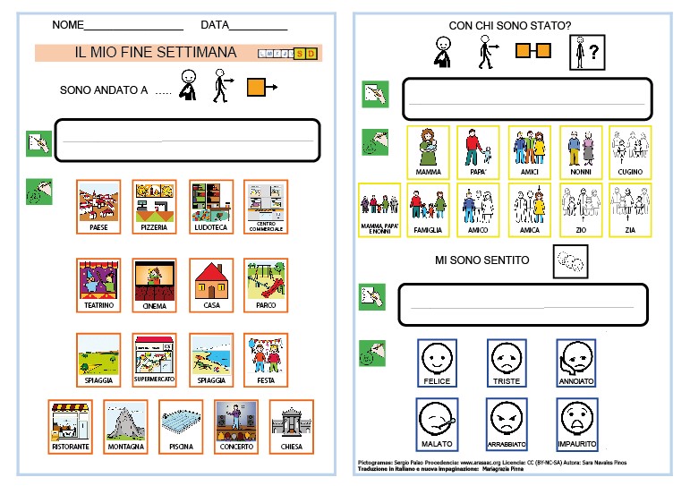 Agenda del fine settimana