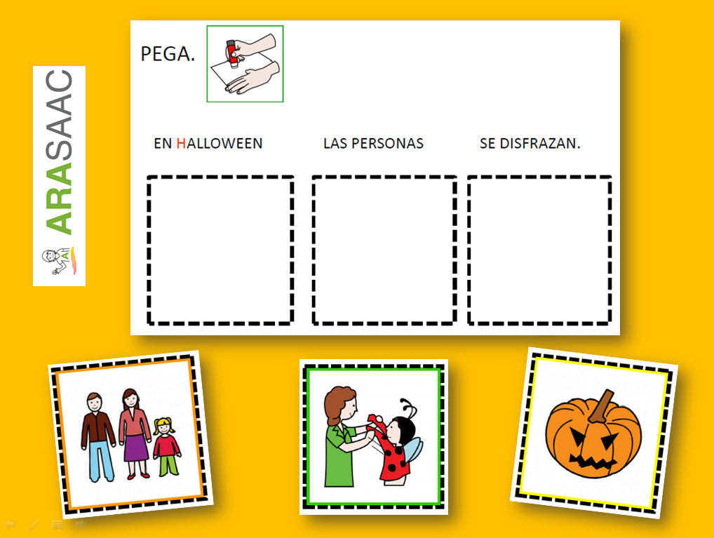 Actividades relacionadas con Halloween.