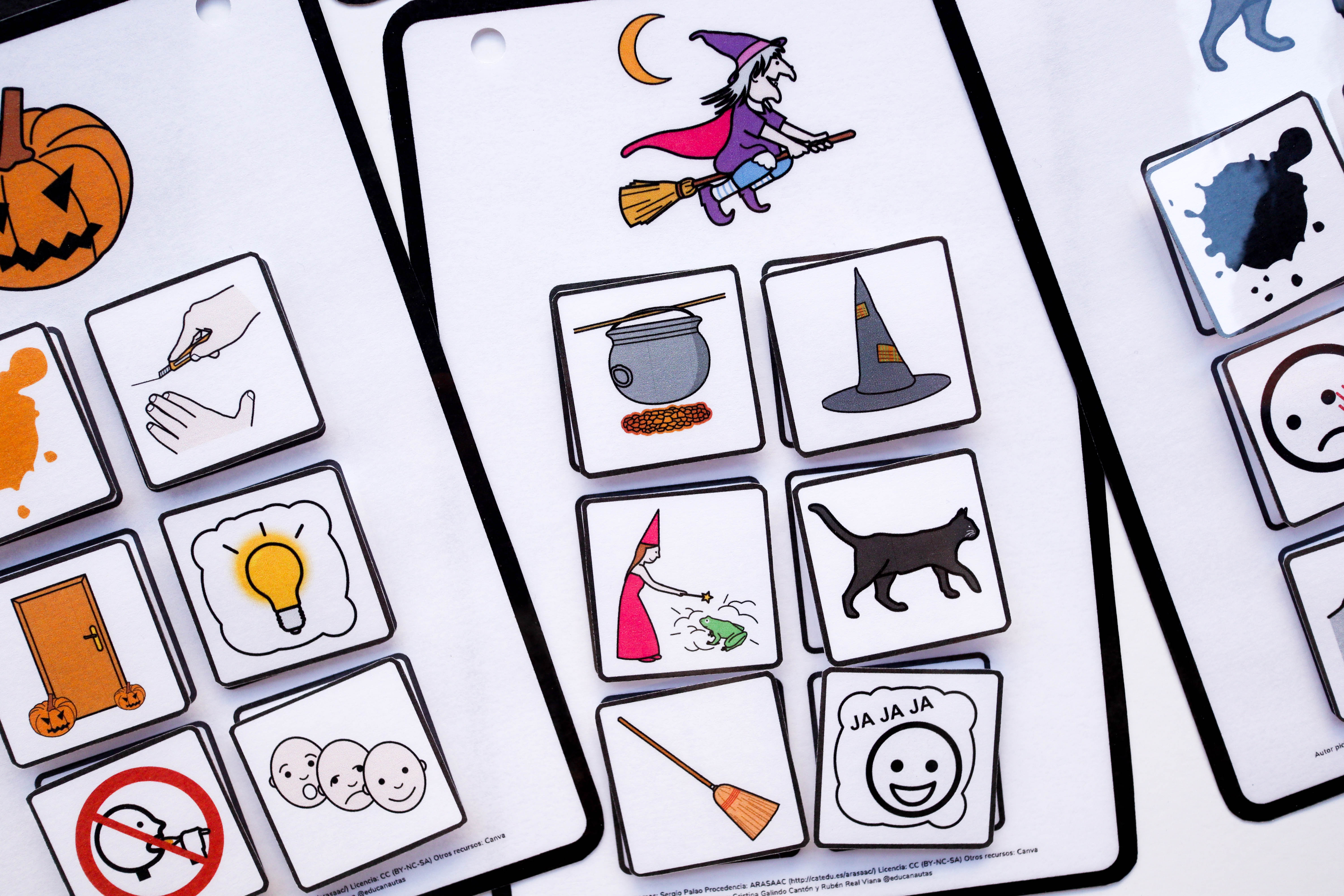 Historia Social + Tarjetas de Vocabulario de Halloween