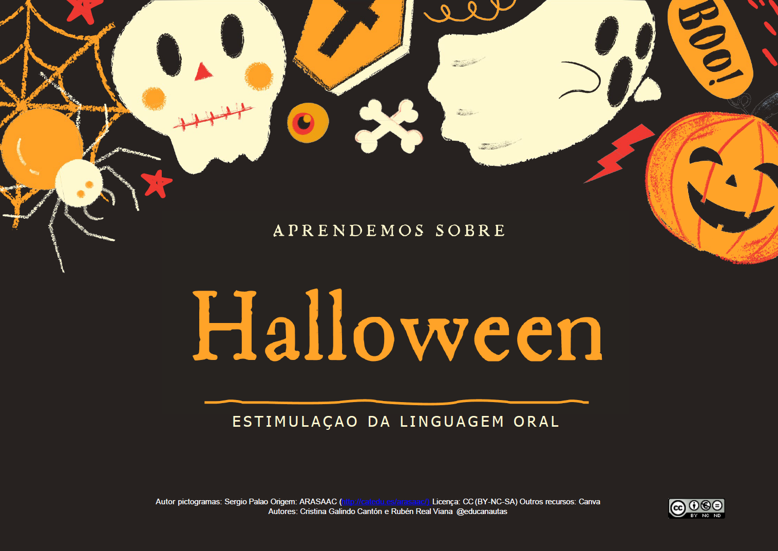 HISTÓRIA SOCIAL + CARTÕES DE VOCABULÁRIO DE HALLOWEEN