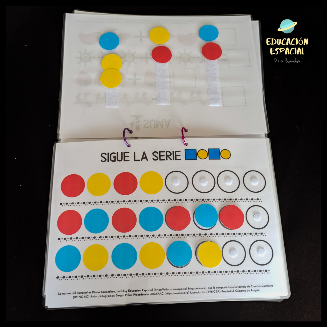 Material TEACCH - Cuaderno de Matemáticas adaptadas 