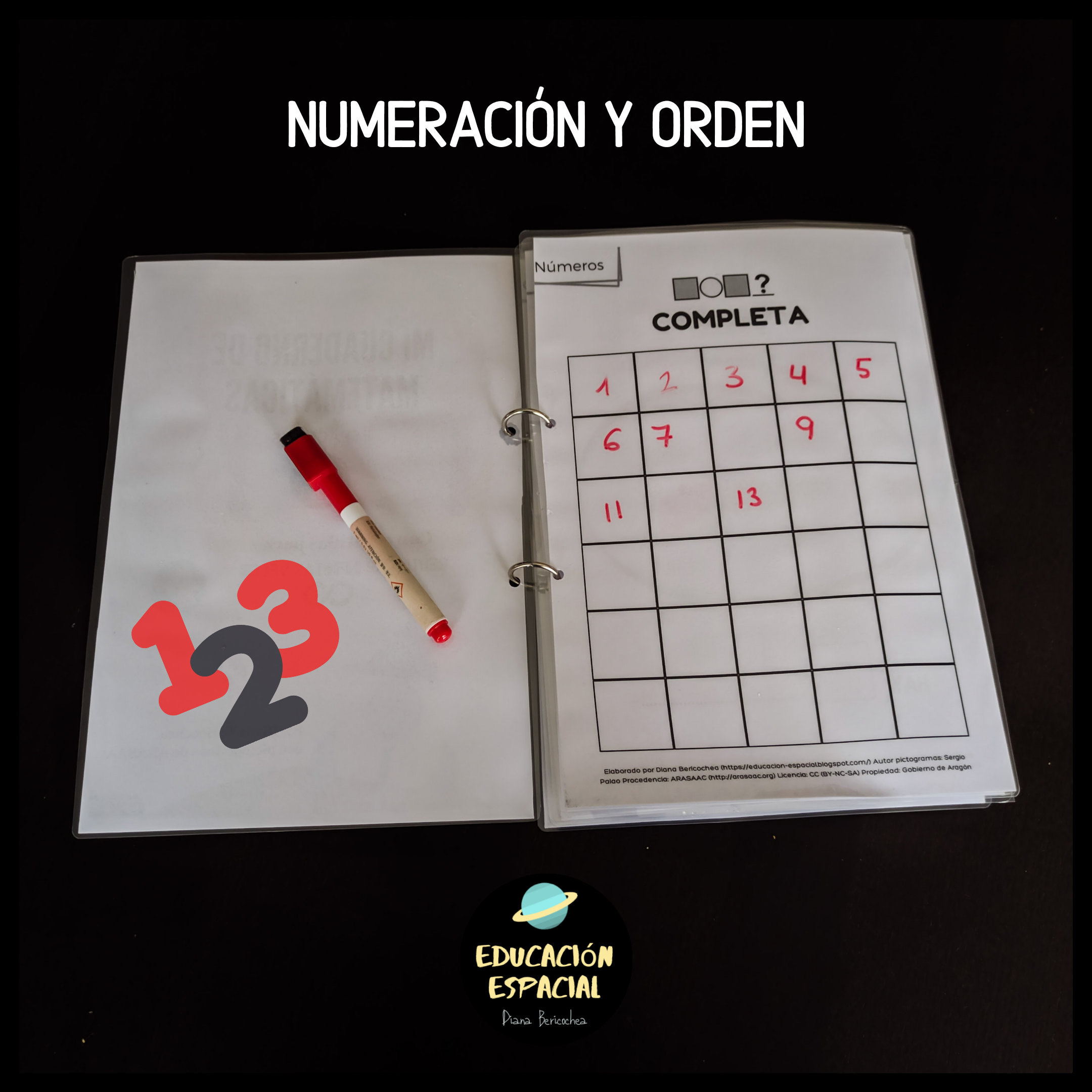 Mi cuaderno de matemáticas espaciales: con plantillas para usar infinitas veces