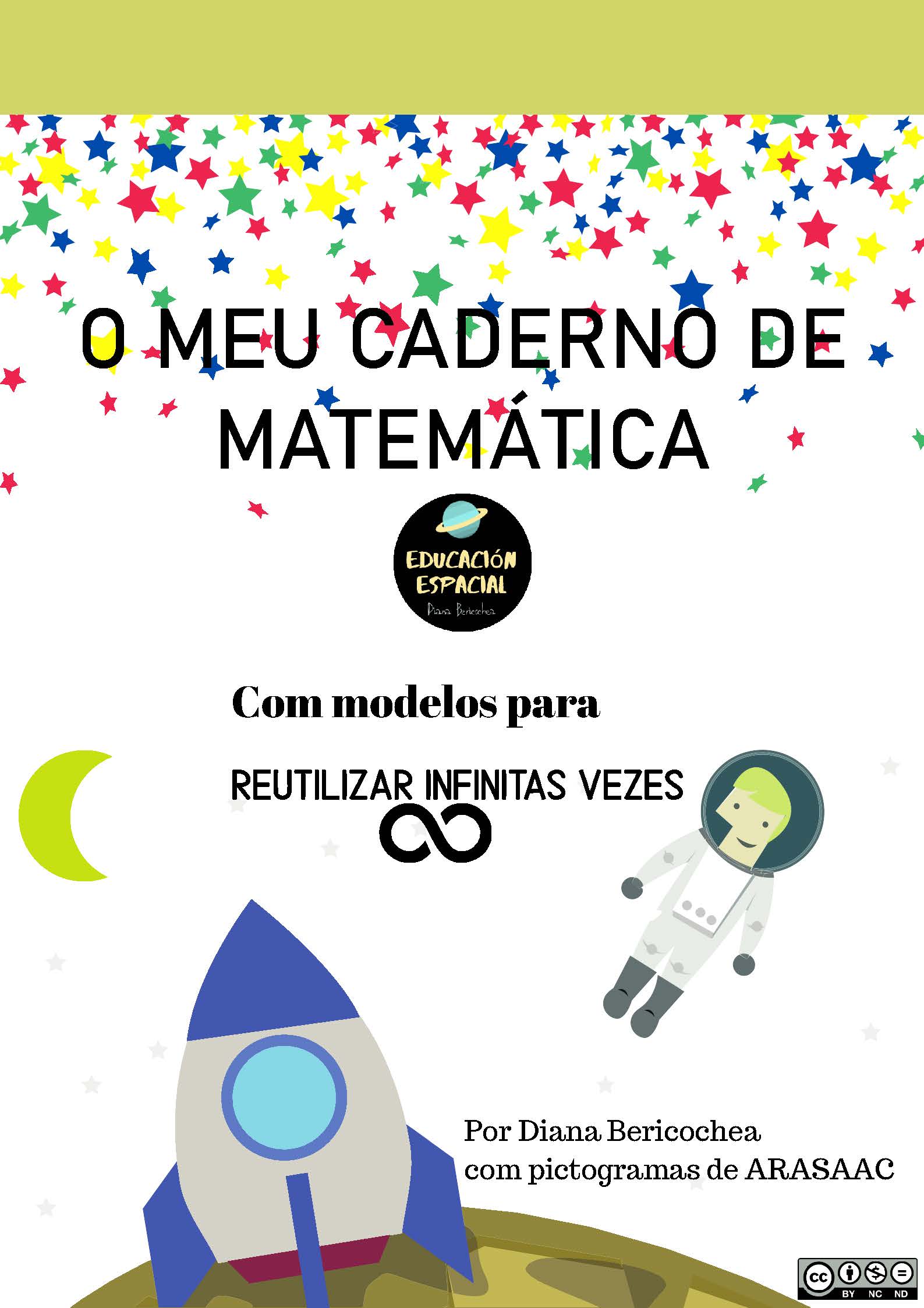 O meu caderno de matemática espacial: com modelos para usar infinitas vezes