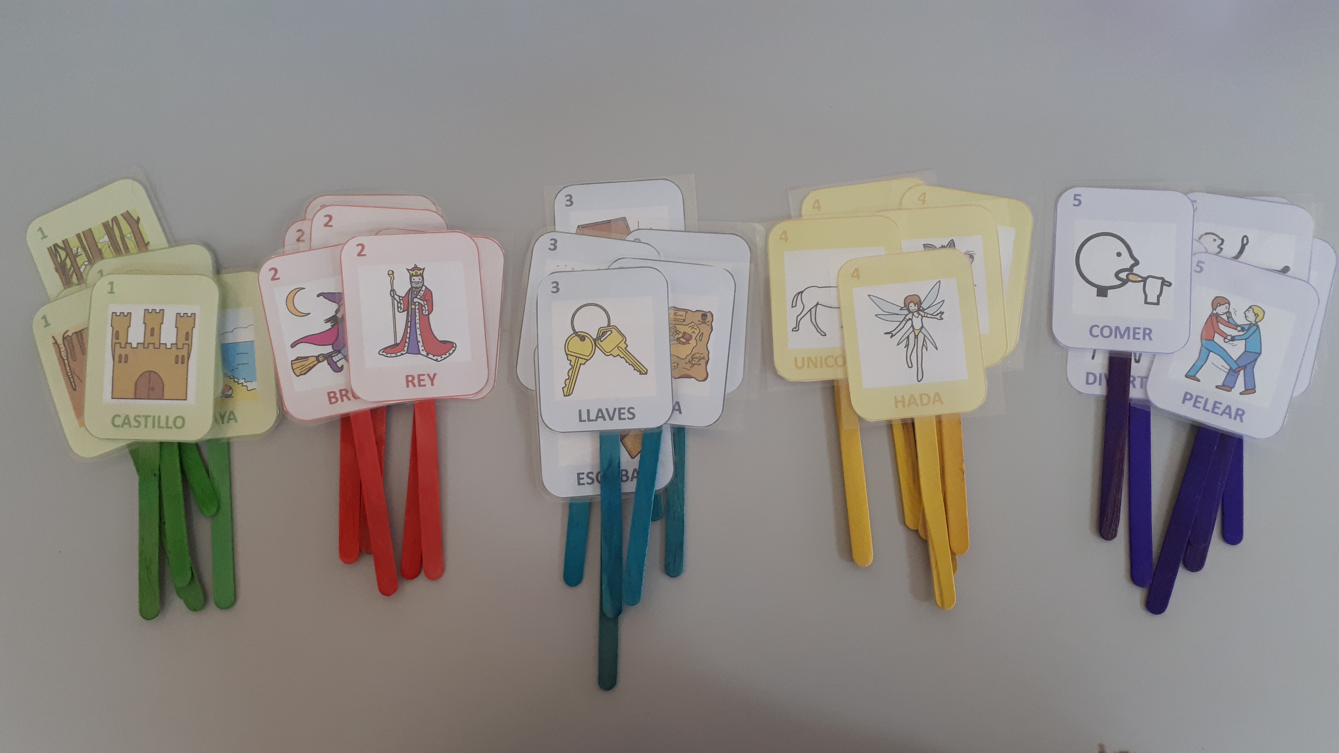Tarjetas con pictogramas para contar historias