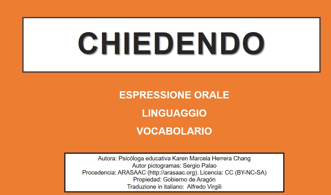 Chiedendo. Lavoriamo col vocabolario e l'espressione orale