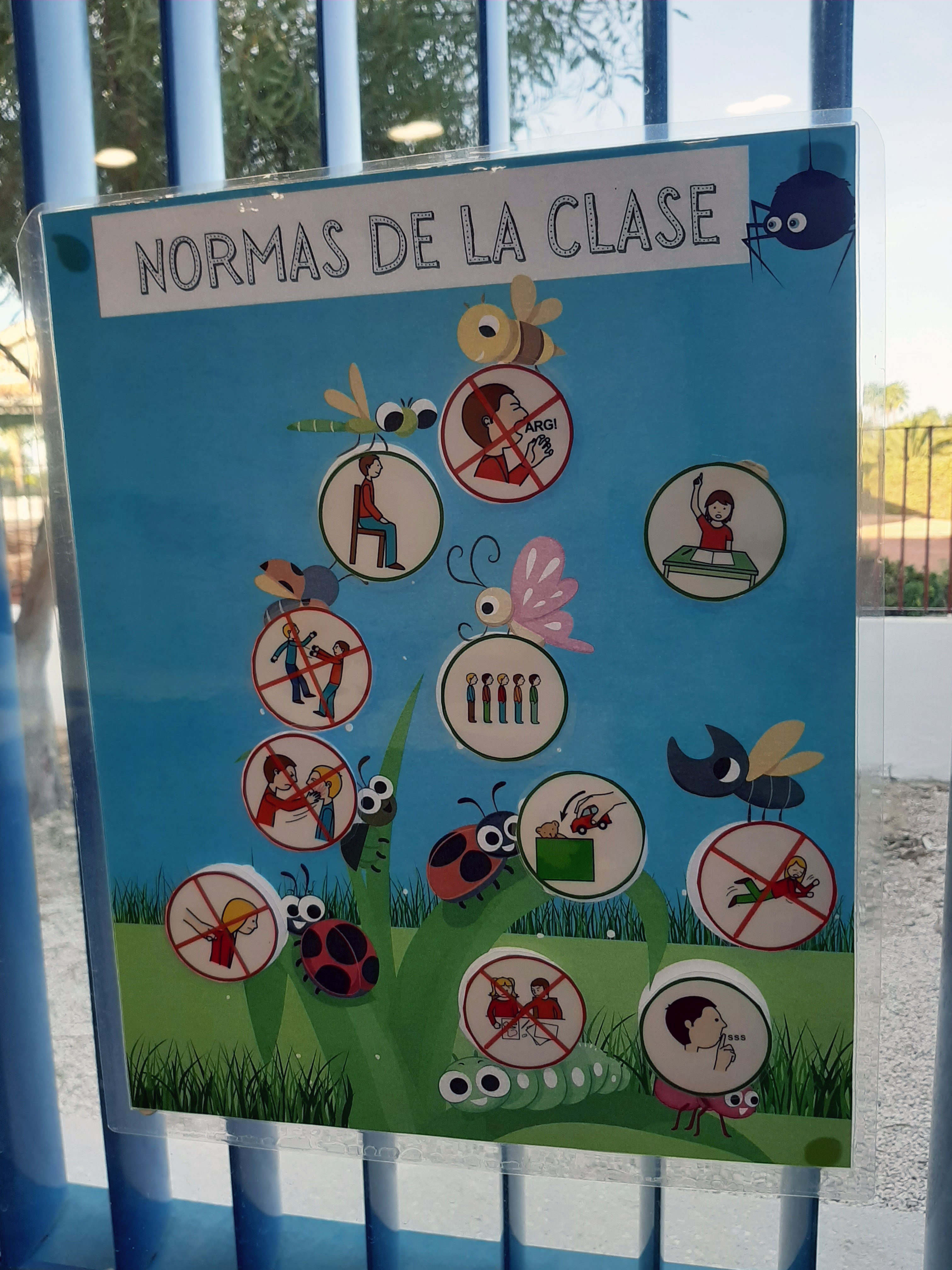 Póster de normas de la clase - Conducta adecuada - inadecuada