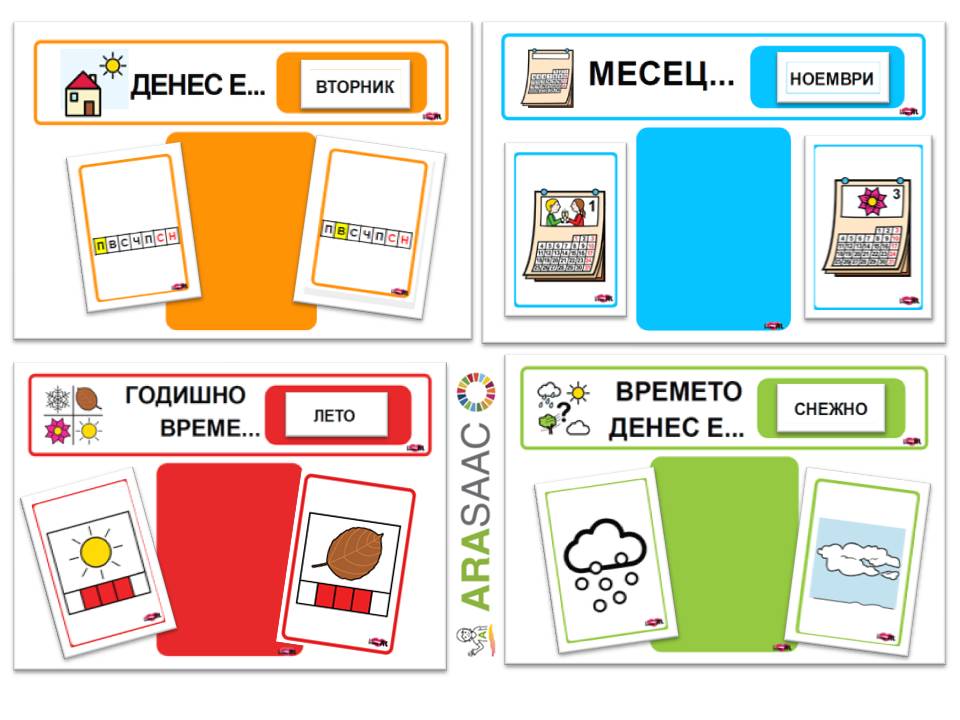 Дневен визуелно персонализиран календар