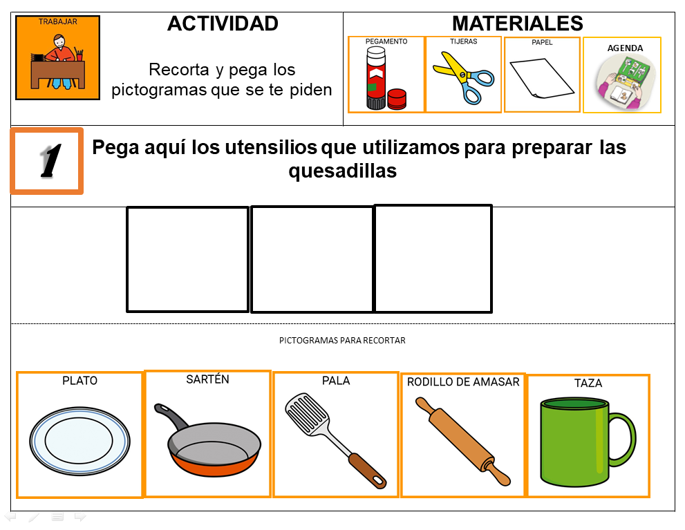 Receta para elaborar quesadillas