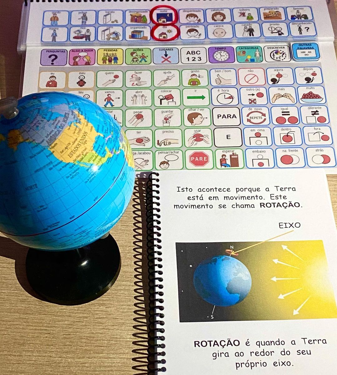 Historias sociais - Geografía - Noite e dia - As estações
