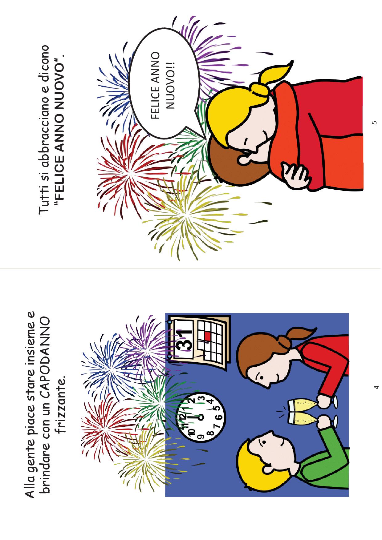 Mini Book - Storia Sociale Capodanno