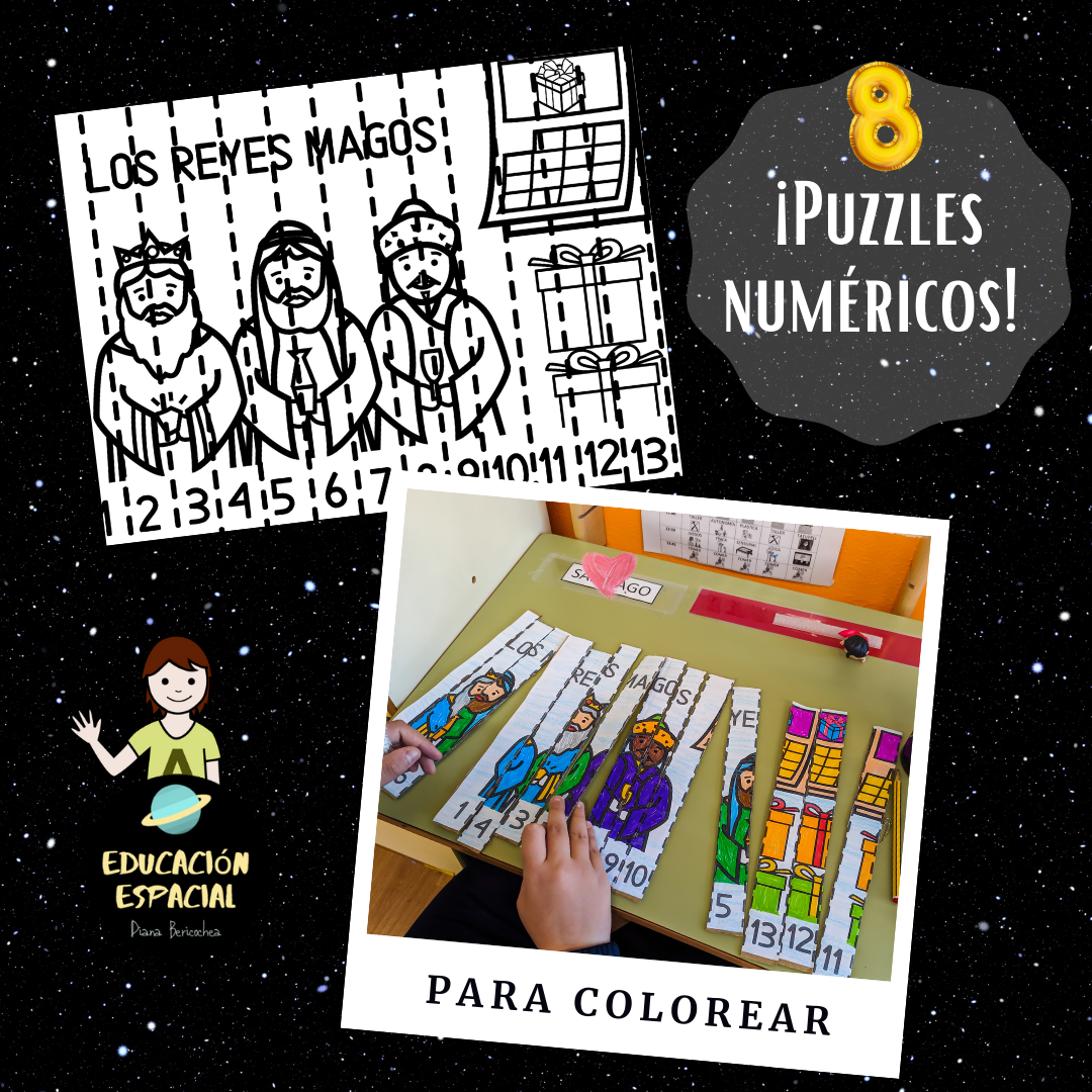 Puzzles numéricos de Navidad