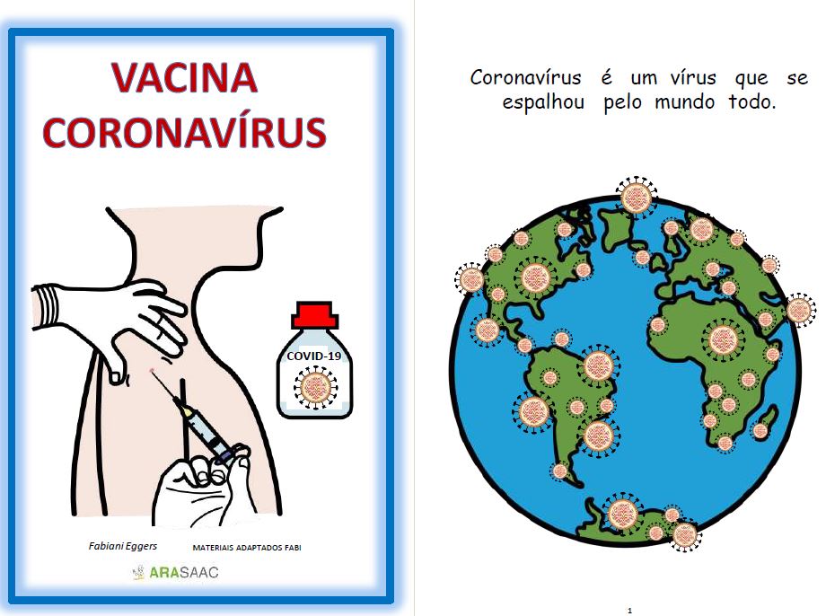 Mini book - História social - Vacinas e Vacina Coronavirus