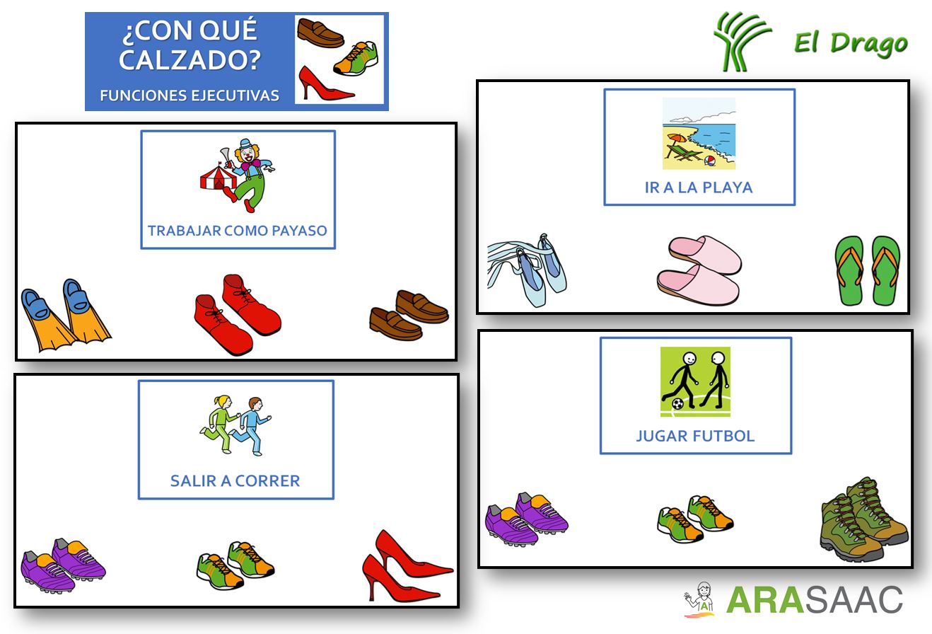 Funciones ejecutivas - ¿Con que calzado?