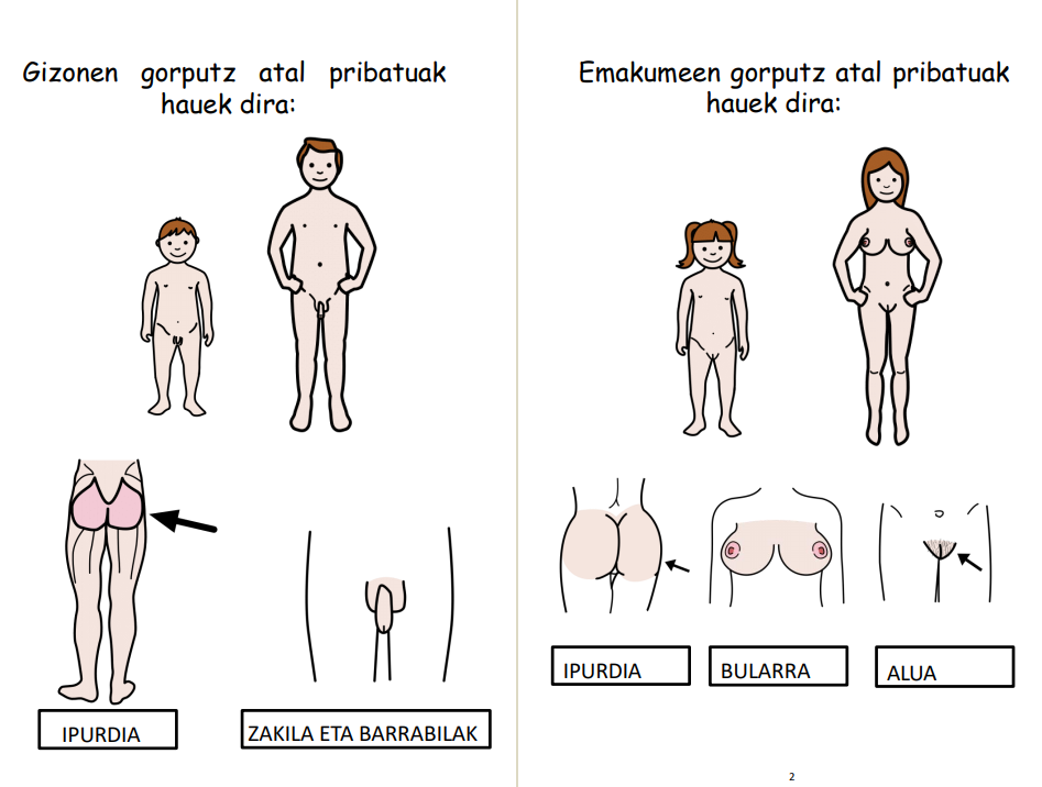 Gorputz atal pribatuak