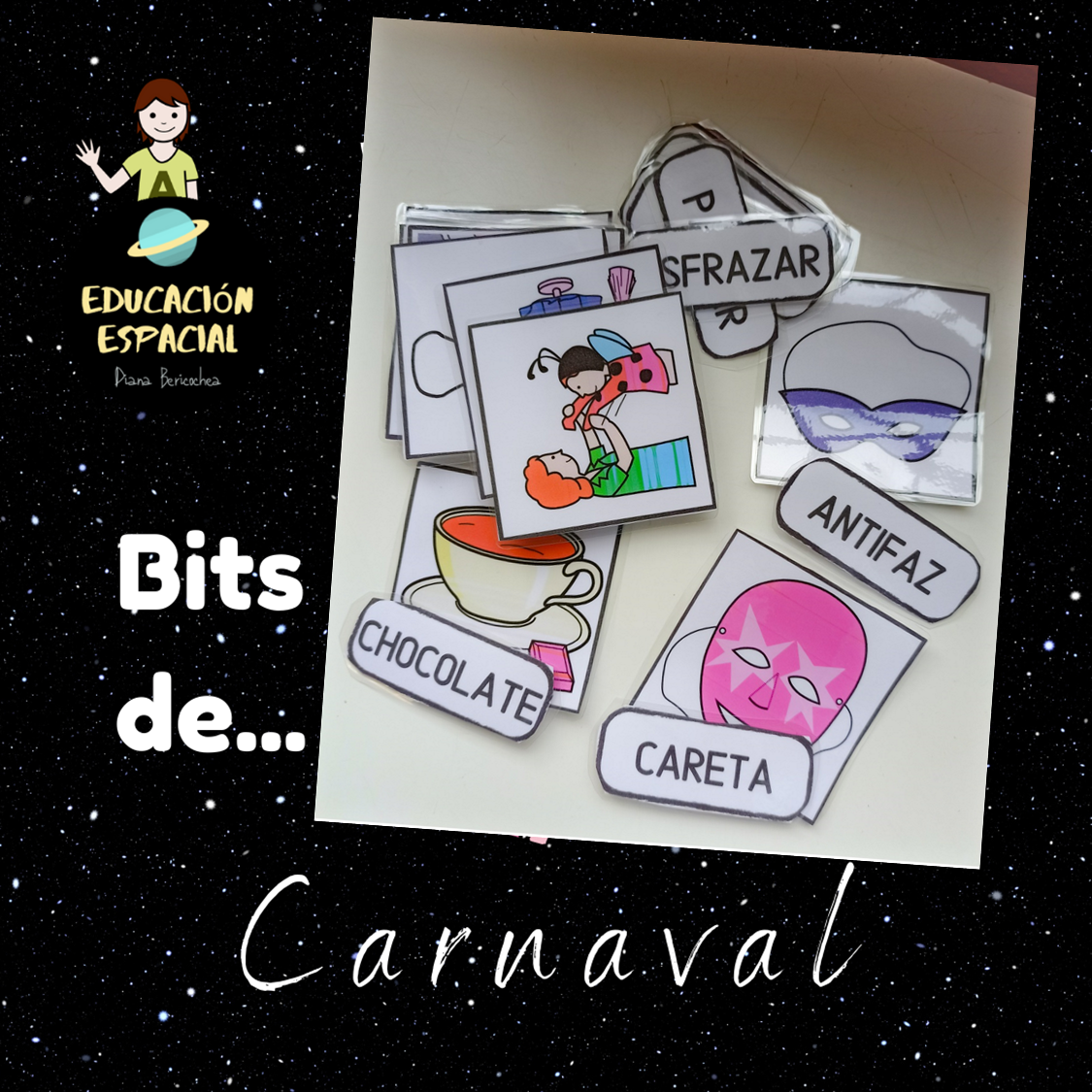 .Tarjetas bits de inteligencia organizadas por centros de interés