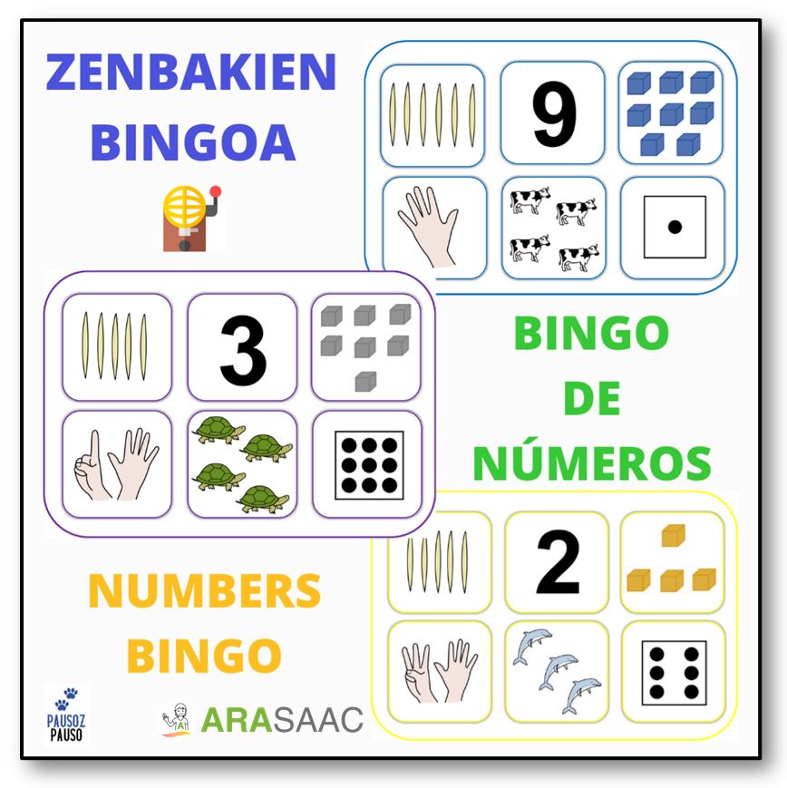 ABN - Bingo numbers 1 to 10