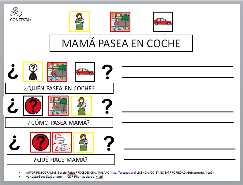 Trabajamos la lectura comprensiva y respondemos a preguntas