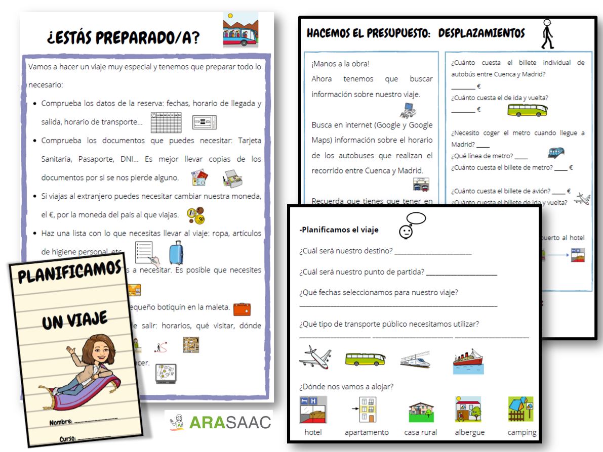 Funciones ejecutivas -Planificamos un viaje - Etapa de Transición a la vida adulta