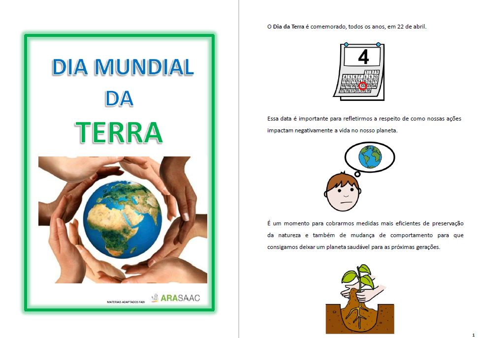 Dia mundial da Terra - 22  de abril