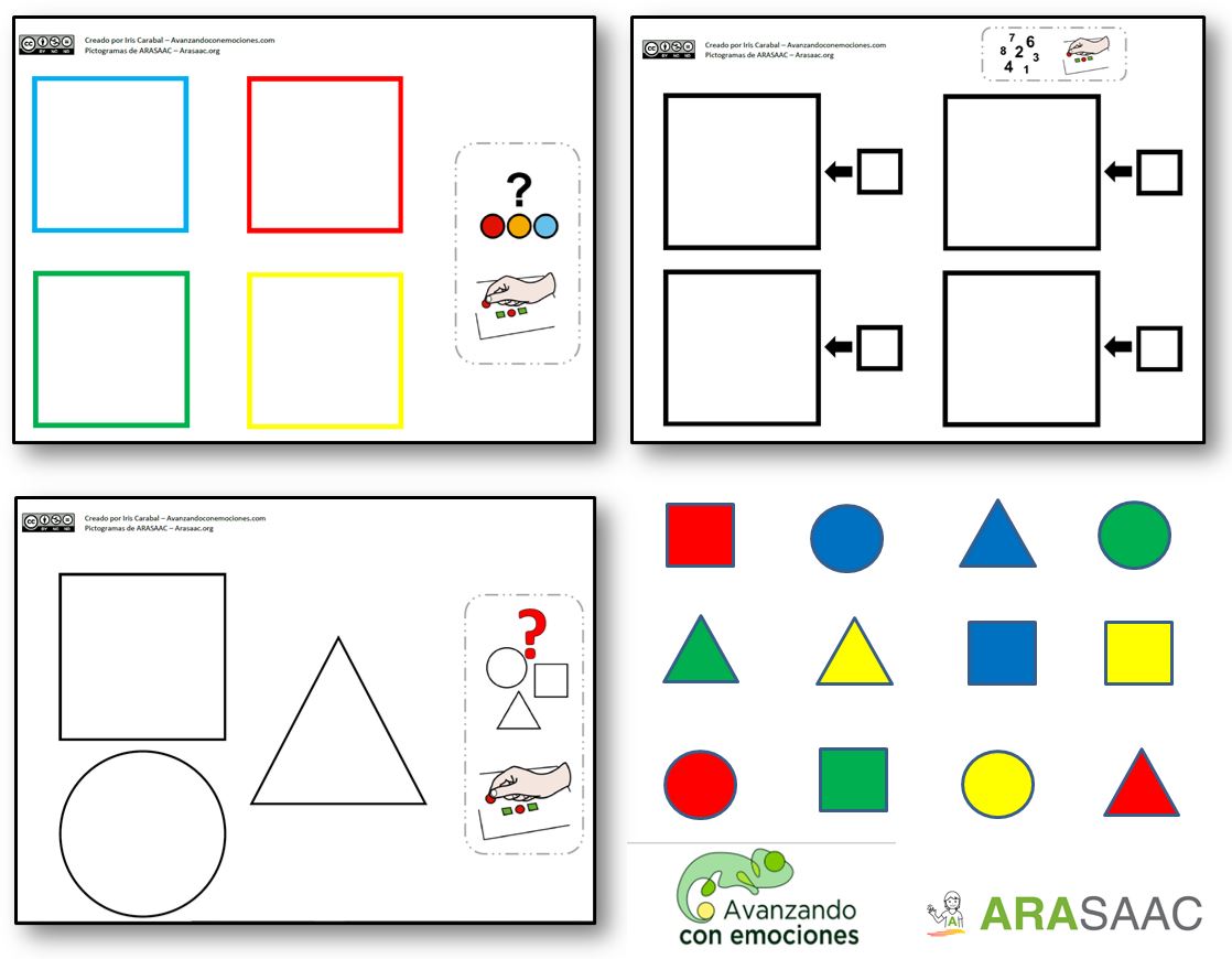 Materiales Y Recursos Saac Compartidos Relacionados Con Figuras Geometricas Arasaac