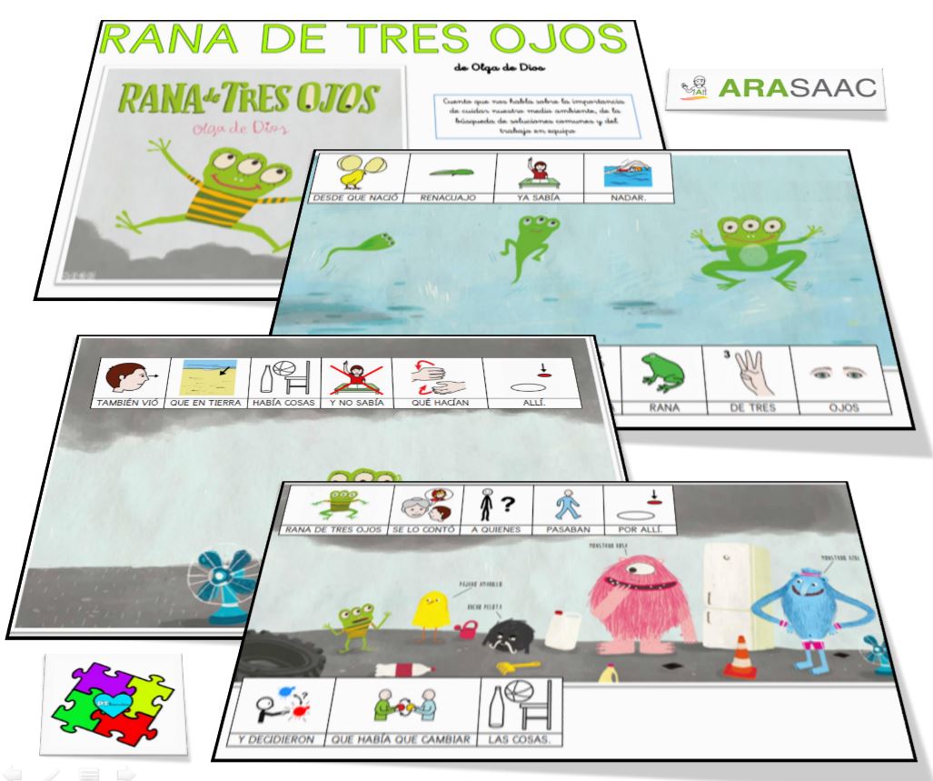 Cuento adaptado "Rana de Tres Ojos" y la importancia de cuidar del medio ambiente