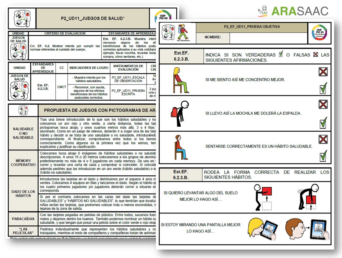 Juegos de salud - Hábitos saludables - no saludables 