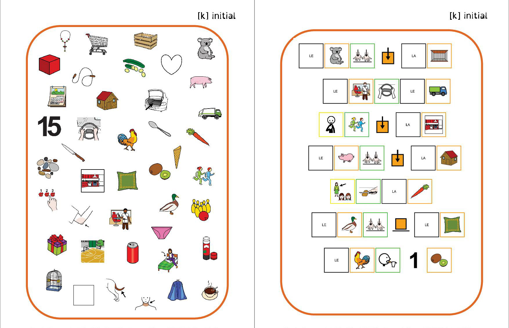 Fiche d'articulation /k/, /g/, /t/, /kr/, /gr/, /tr/