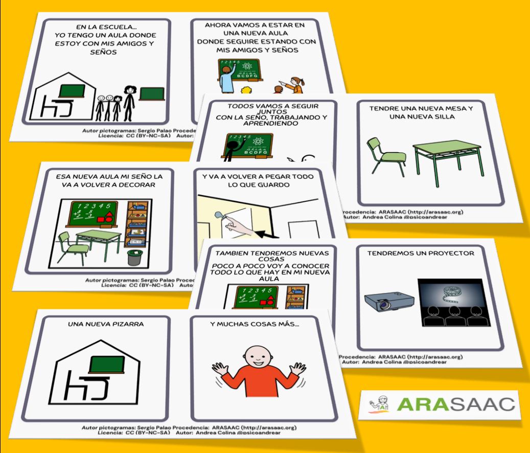 Historia social - Cambiamos de aula