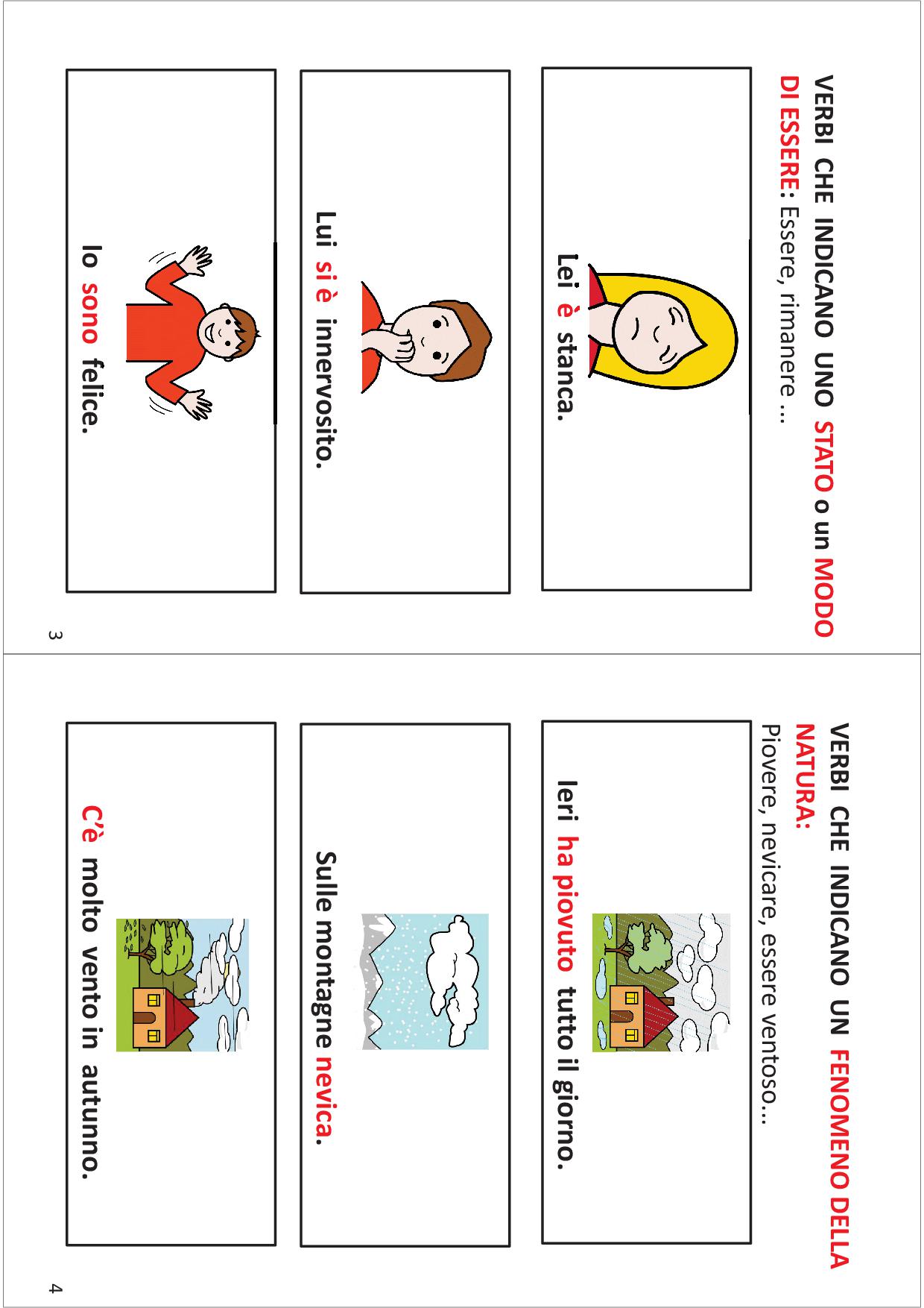 VERBI - CONCETTO - PRESENTE, PASSATO E FUTURO