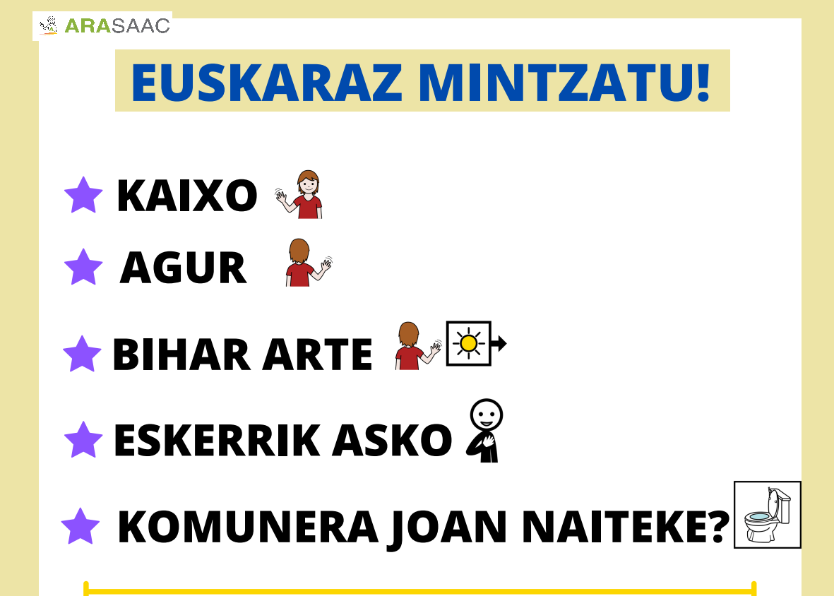 Euskaraz hitz egiteko laguntza
