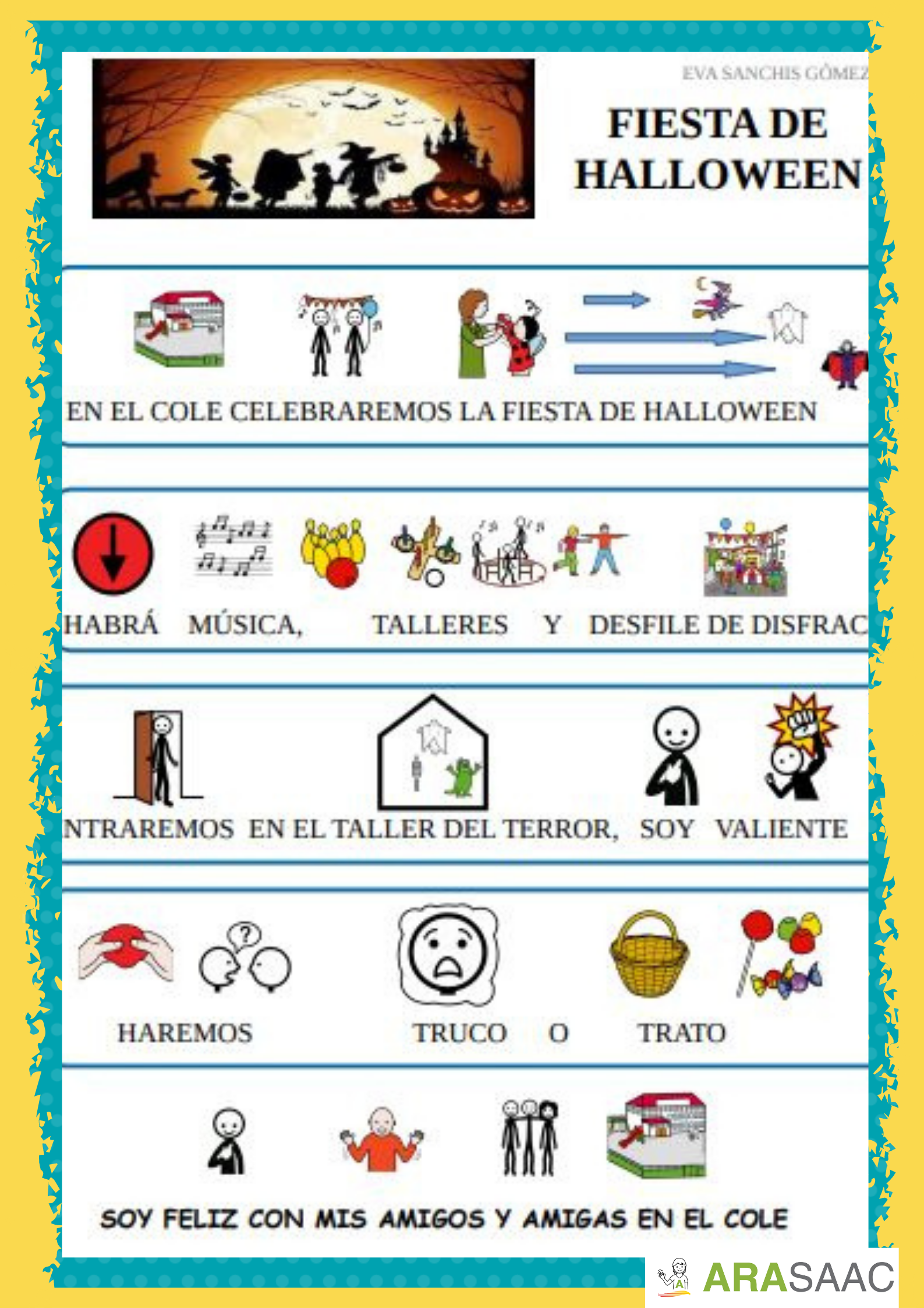 Historia social - Fiesta de Halloween