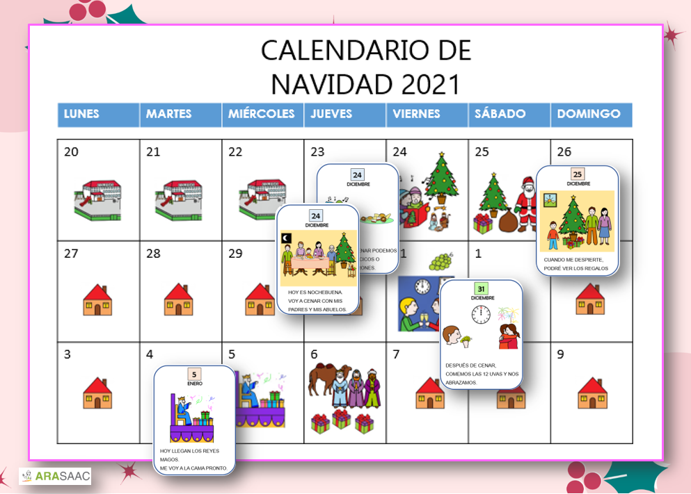 Anticipación: Calendario y fiestas de Navidad 22-23