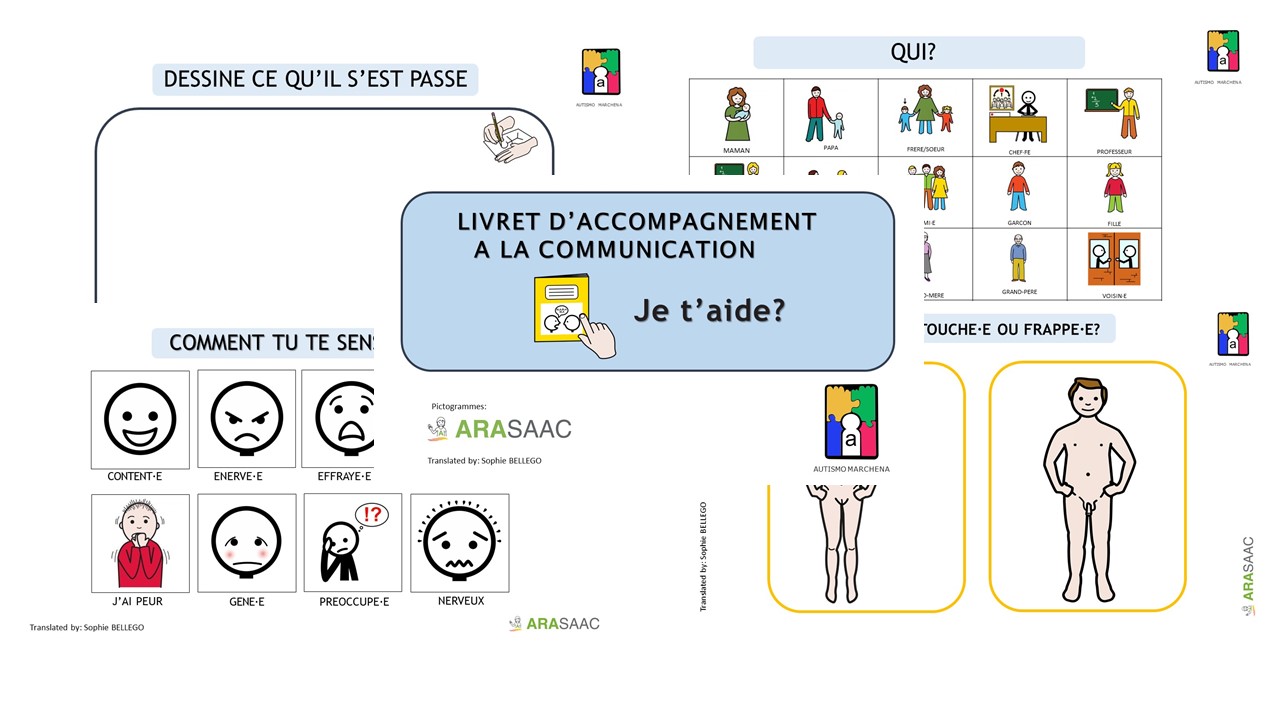 Carte de communication basique pour la communication non verbale - France Carte de communication basique pour la communication non verbale - France