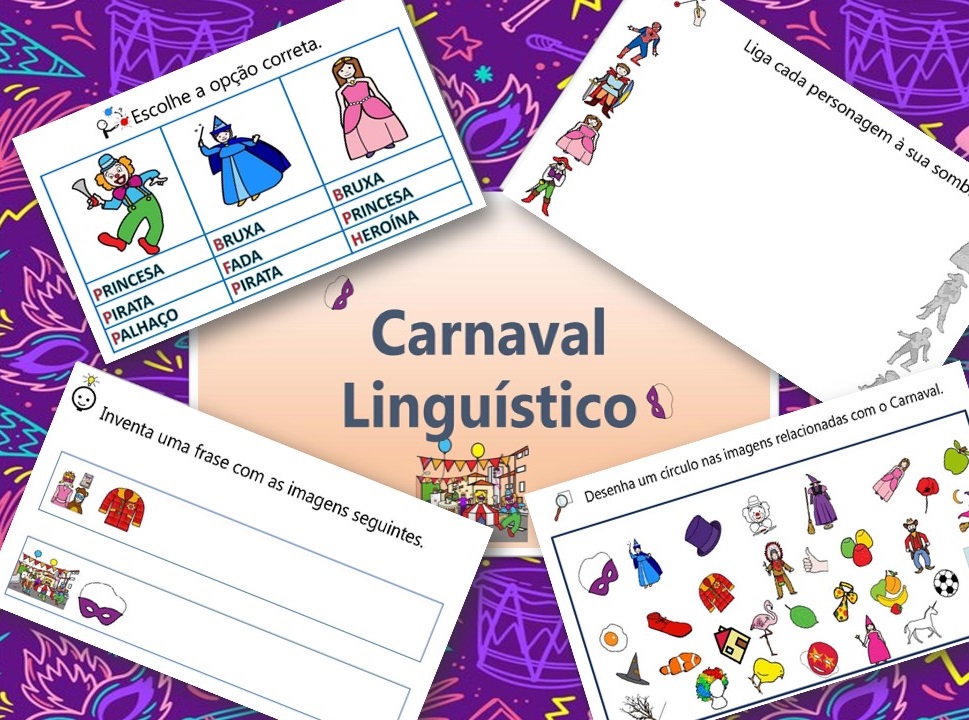 Fichas: Carnaval linguístico