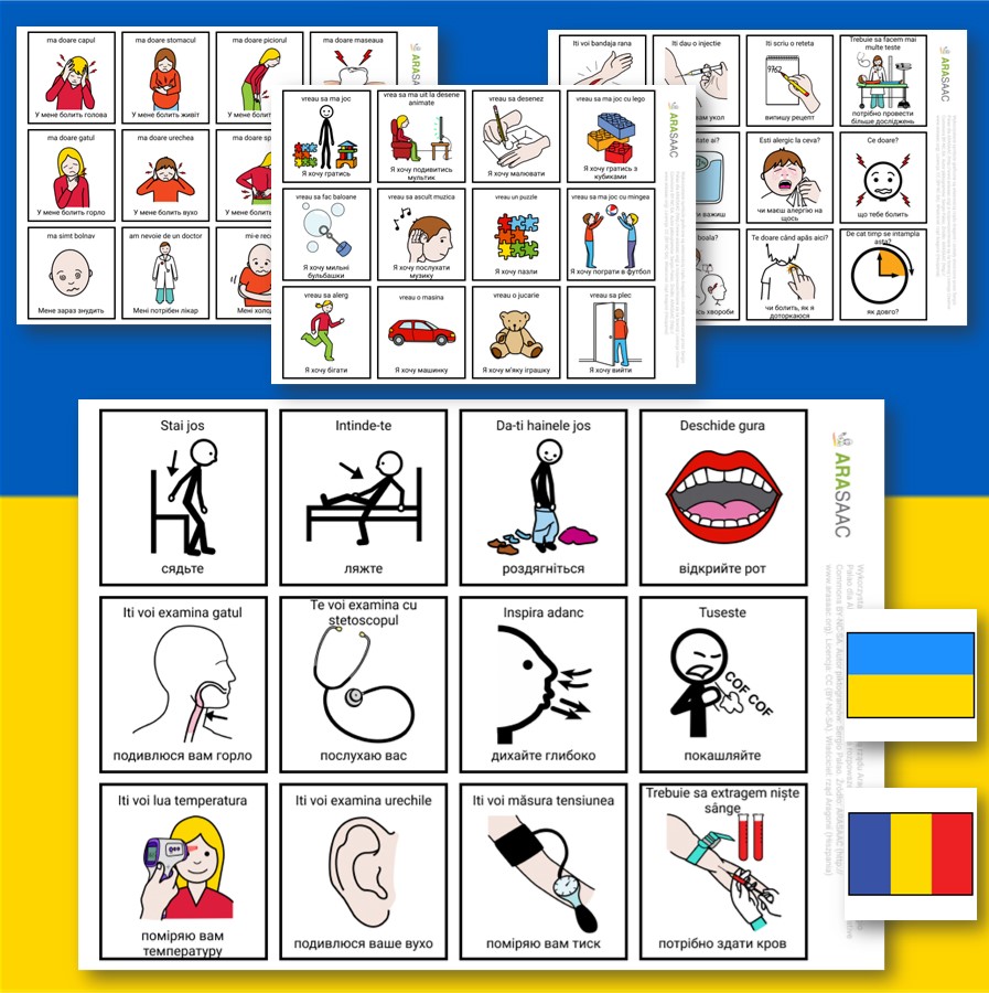Panouri de comunicare: Română - Ucraineană