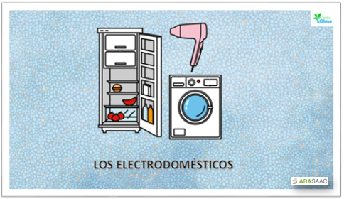 Material interactivo: Los electrodomésticos. 