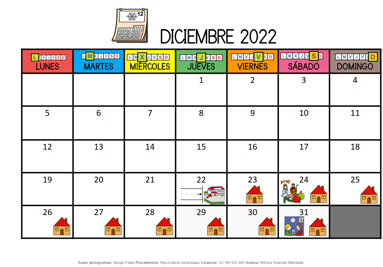 ANTICIPACIÓN CALENDARIO NAVIDAD 22-23