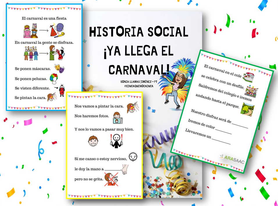 Historia social: ¡Ya llega el carnaval!