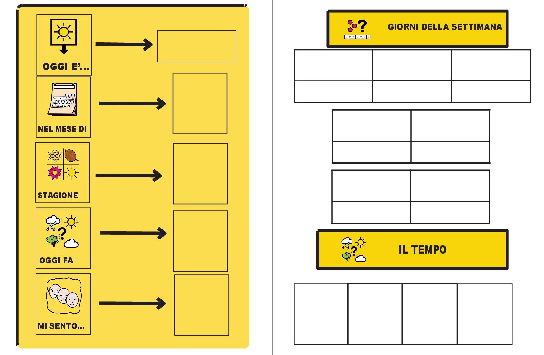 TEACCH Materiale: Assemblaggio