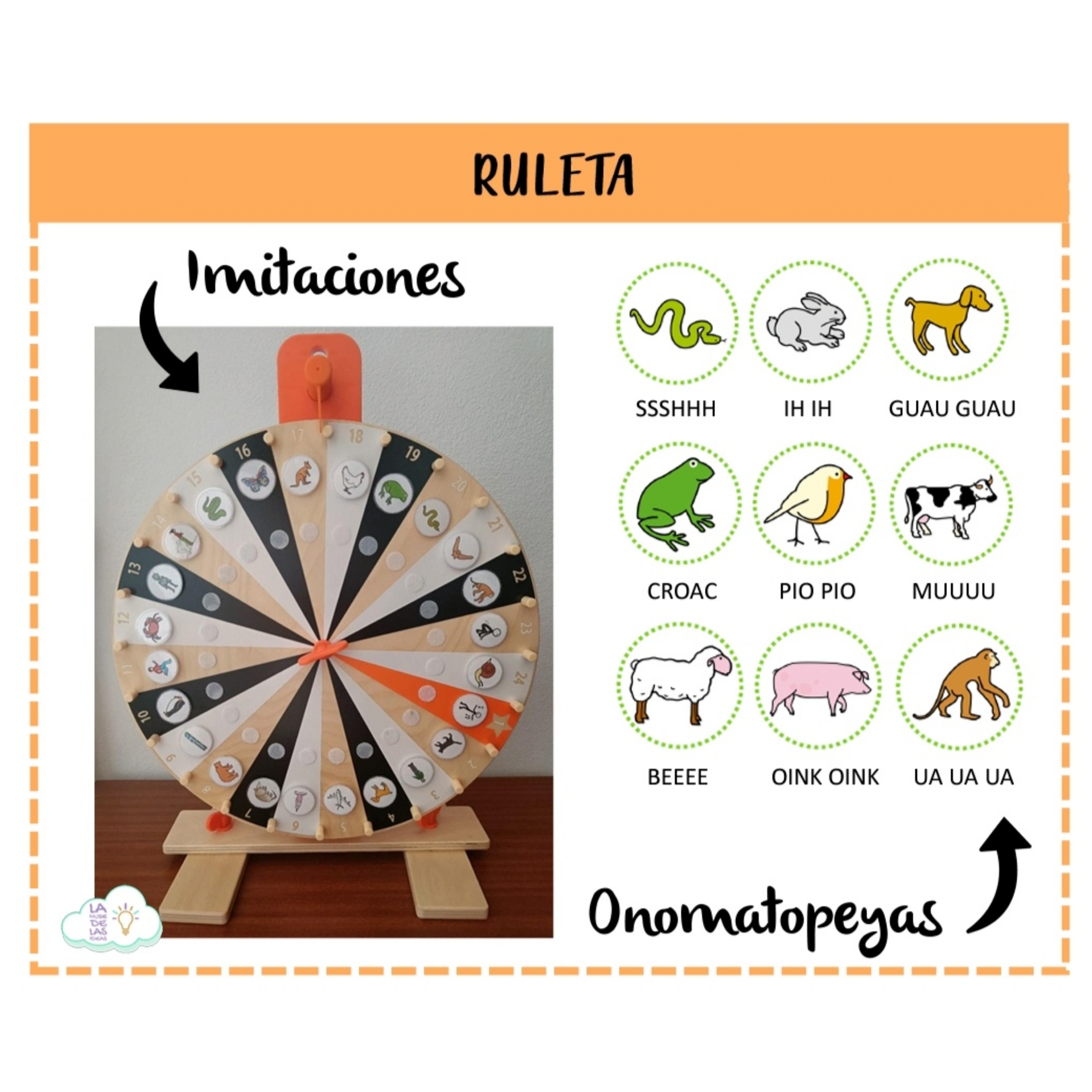 Ruleta: imitaciones y onomatopeyas