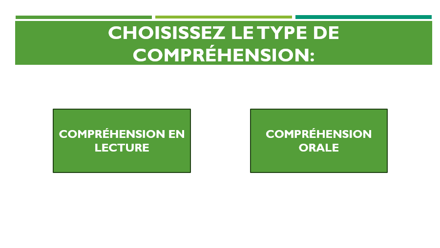 Compréhension de textes courts