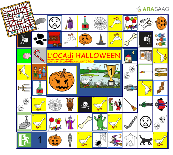 gioco dell'oca di halloween