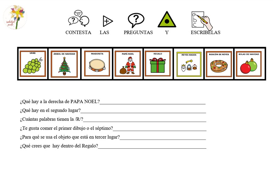 La Navidad - Fichas de ejercicios