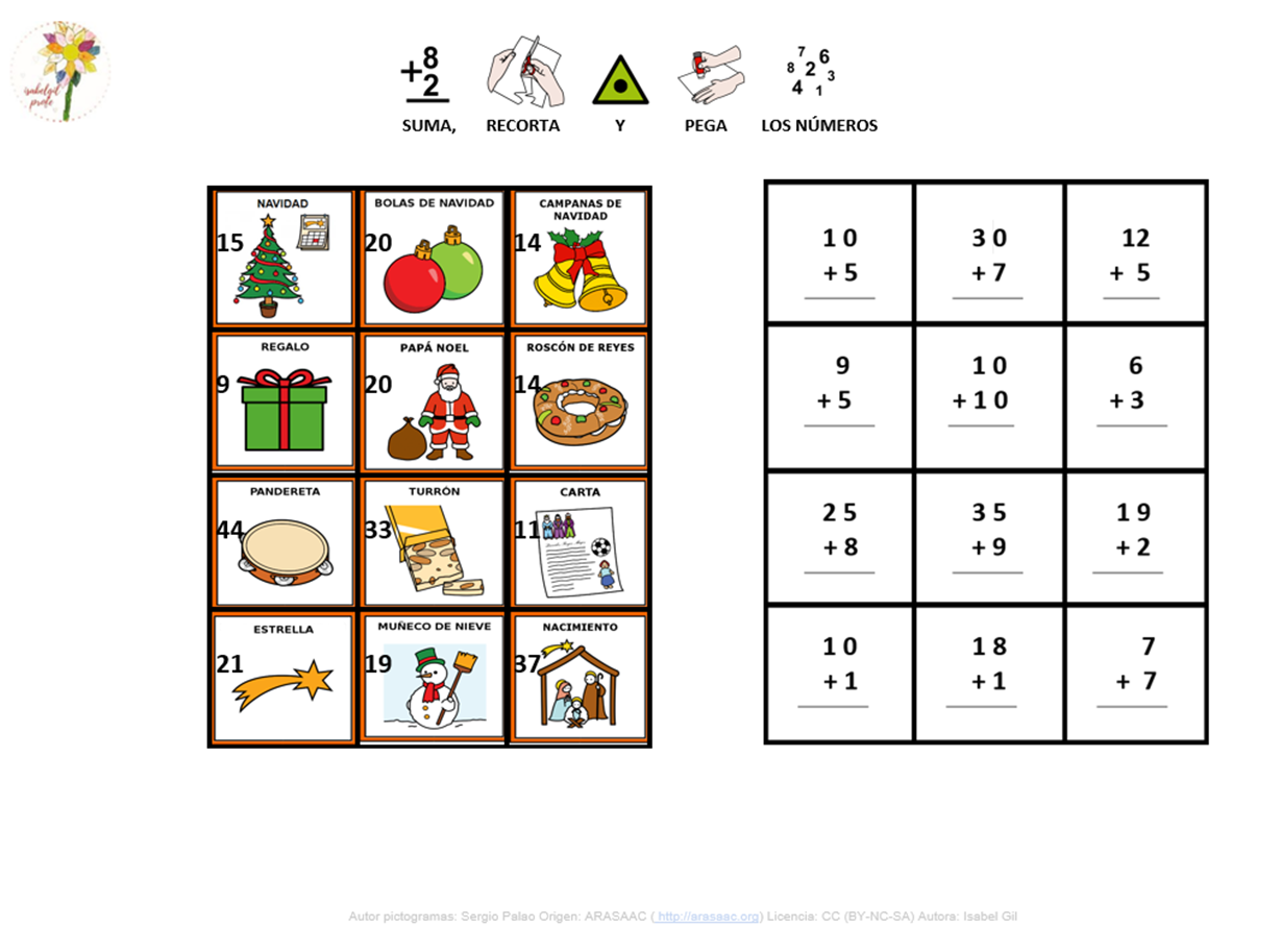 PUZZLE MATEMÁTICO NATALÍCIO