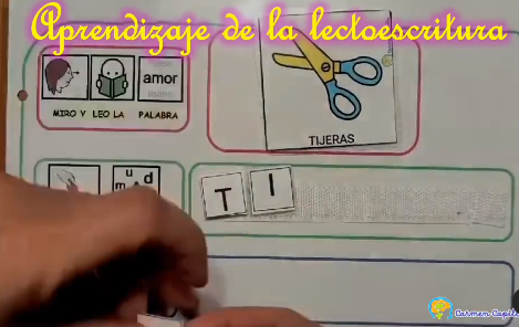 Material TEAACH: Plantillas lectoescritura. 